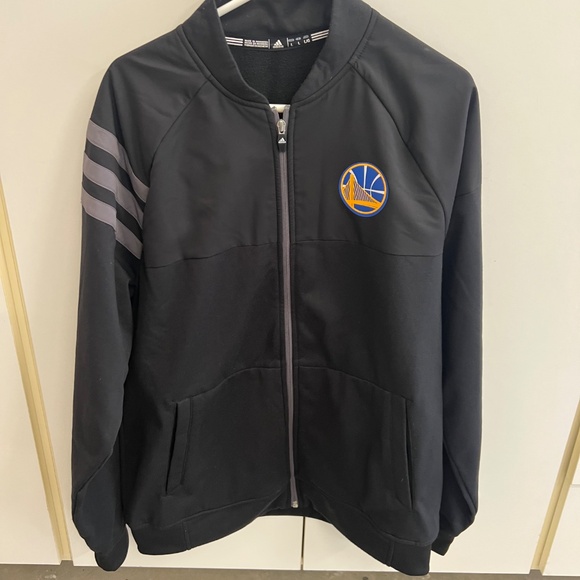 Golden State Warriors Adidas Zip -up Jacket- (Men's L) - Picture 10 of 15